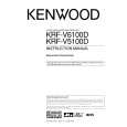 Cover page of KENWOOD KRF-V6100D Owner's Manual