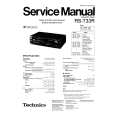 Cover page of TECHNICS RST33R Service Manual