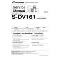 Cover page of PIONEER S-DV161/XJC/E Service Manual