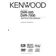 Cover page of KENWOOD DVR505 Owner's Manual