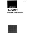 Cover page of ONKYO A8690 Owner's Manual