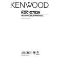Cover page of KENWOOD KDC-X7529 Owner's Manual