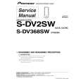 Cover page of PIONEER S-DV368SW/XTW/EW5 Service Manual