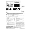Cover page of PIONEER FH-P80 Service Manual