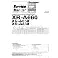 Cover page of PIONEER XR-A550 Service Manual