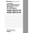 Cover page of PIONEER VSX-D512-K/FXJI Owner's Manual