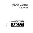 Cover page of AKAI GXC-760D Service Manual
