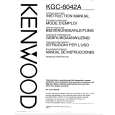 Cover page of KENWOOD KGC-6042A Owner's Manual