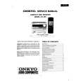 Cover page of ONKYO CR185 Service Manual