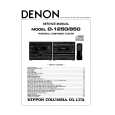 Cover page of DENON D-1250 Service Manual