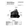 Cover page of KENWOOD TM-D700A Service Manual