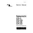 Cover page of NAKAMICHI CR-3 Service Manual