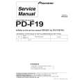 Cover page of PIONEER PD-F19 Service Manual