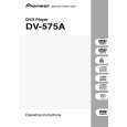 Cover page of PIONEER DV-575A-S/WVXCN Owner's Manual