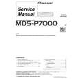 Cover page of PIONEER MDS-P7000 Service Manual