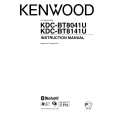 Cover page of KENWOOD KDC-BT8141U Owner's Manual