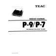 Cover page of TEAC P-9 Service Manual