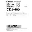 Cover page of PIONEER CDJ-400/KUCXJ Service Manual
