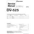 Cover page of PIONEER DV-525/RD/RA Service Manual