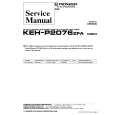 Cover page of PIONEER KEHP2076ZFA X1BEW Service Manual