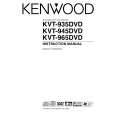 Cover page of KENWOOD KVT-935DVD Owner's Manual