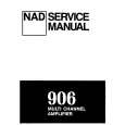Cover page of NAD 906 Service Manual