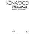 Cover page of KENWOOD KDC-2031SA/G Owner's Manual