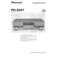 Cover page of PIONEER PDS507 Owner's Manual