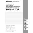 Cover page of PIONEER DVR-S706/KBXV Owner's Manual