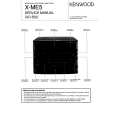 Cover page of KENWOOD XME5 Service Manual