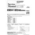 Cover page of PIONEER DEH-2016ZRN X1B/EW Service Manual