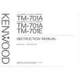 Cover page of KENWOOD TM-701A Owner's Manual