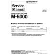 Cover page of PIONEER M5000 Service Manual