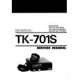 Cover page of KENWOOD TK701S Service Manual