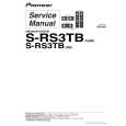 Cover page of PIONEER S-RS3TB/XJM/E Service Manual