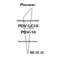 Cover page of PIONEER PDV-10/ZY Owner's Manual