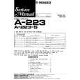 Cover page of PIONEER A-223-S Service Manual