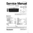Cover page of TECHNICS SAAX730 Service Manual