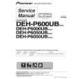 Cover page of PIONEER DEH-P6000UB/XN/UC Service Manual
