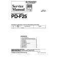 Cover page of PIONEER PDF25 Service Manual