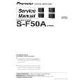 Cover page of PIONEER S-F50A/XTW/E Service Manual
