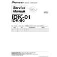 Cover page of PIONEER IDK-01/TUCJFXCN Service Manual