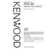 Cover page of KENWOOD KDC-82 Owner's Manual