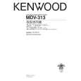 Cover page of KENWOOD MDV-313 Owner's Manual