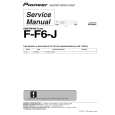 Cover page of PIONEER F-F6-J/WYXCN5 Service Manual