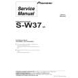 Cover page of PIONEER S-W37XE Service Manual