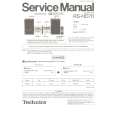 Cover page of TECHNICS RSHD70 Service Manual