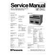 Cover page of TECHNICS SE241/E Service Manual