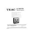 Cover page of TEAC A-4070 Service Manual