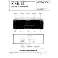Cover page of KENWOOD X85 Service Manual